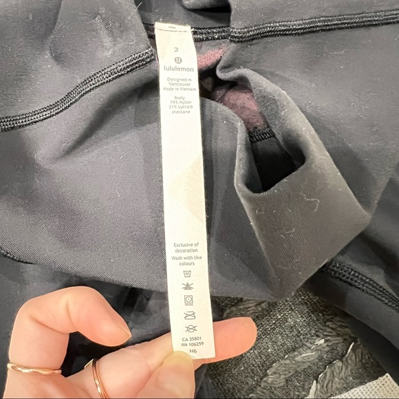 Lululemon Wunder Under Hi-Rise Tight Ombre Speckle Women's Sz 2 Outdoor Gym EUC - Picture 4 of 6